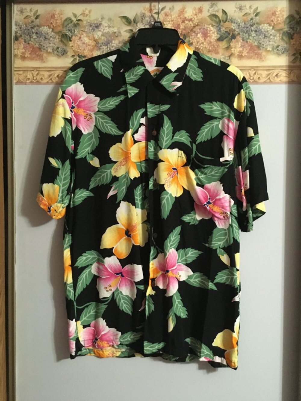 Pineapple Juice Hawaiian Classic Small Floral Vintage Retro Party Vacation Beach